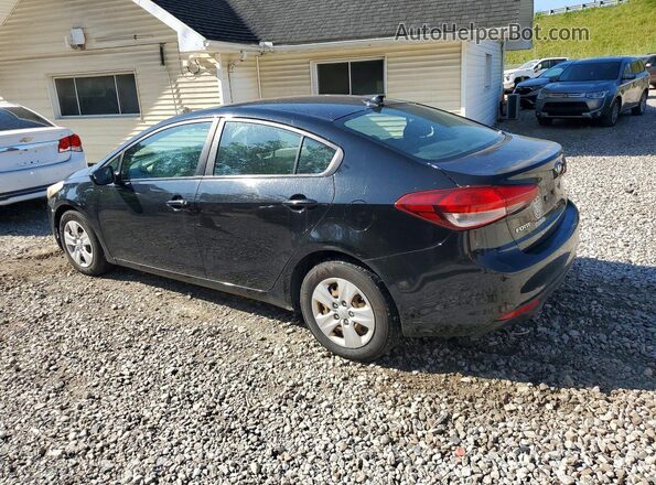 3KPFK4A79HE015803 2017 KIA FORTE Black Հետևի ձախ