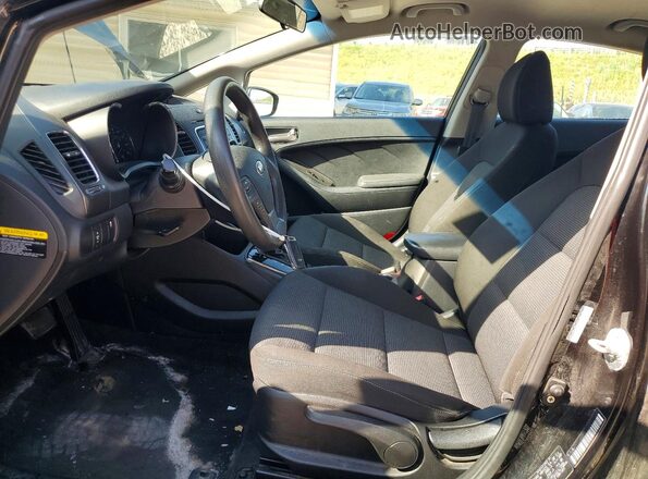 3KPFK4A79HE015803 2017 KIA FORTE Black Սալոնի դիմացի տեսք