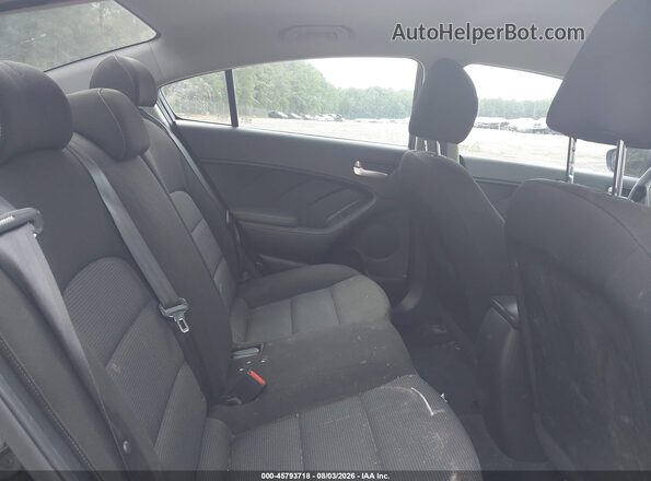 3KPFK4A7XHE127056 2017 KIA FORTE Black Widok naklejki z numerem VIN