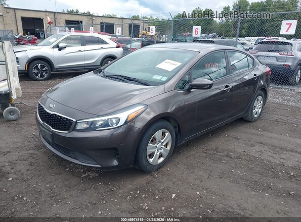 3KPFK4A7XJE201145 2018 KIA FORTE Gray Przód lewy