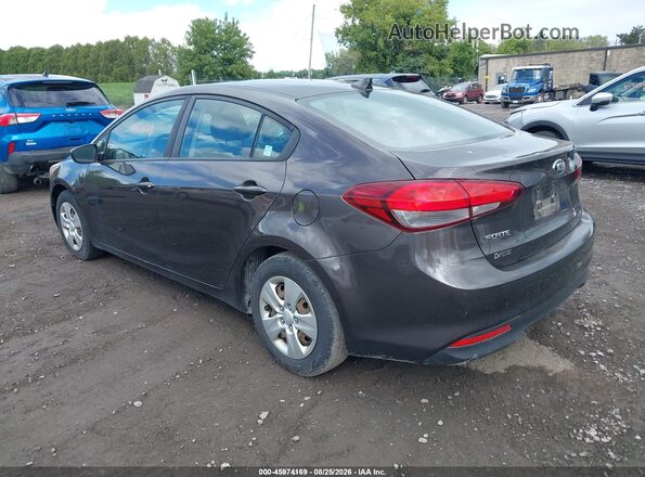 3KPFK4A7XJE201145 2018 KIA FORTE Gray Tył lewy
