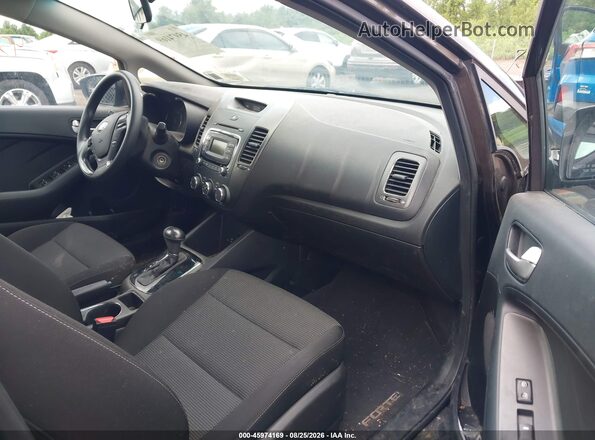 3KPFK4A7XJE201145 2018 KIA FORTE Gray Widok wnętrza z przodu