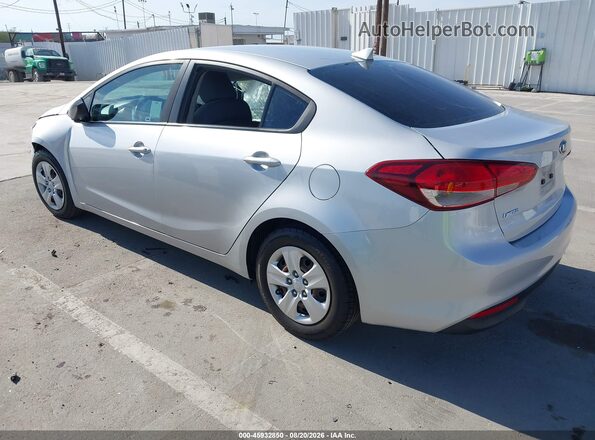 3KPFK4A7XJE219631 2018 KIA FORTE Silver უკანა მარცხენა