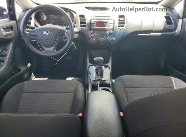 3KPFK4A7XJE220326 2018 KIA FORTE Black Vista del salpicadero