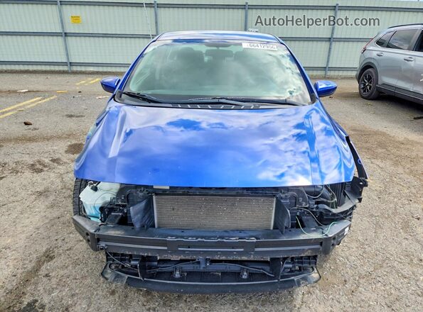 3KPFL4A70HE033605 2017 KIA FORTE Blue Widok zestawu wskaźników