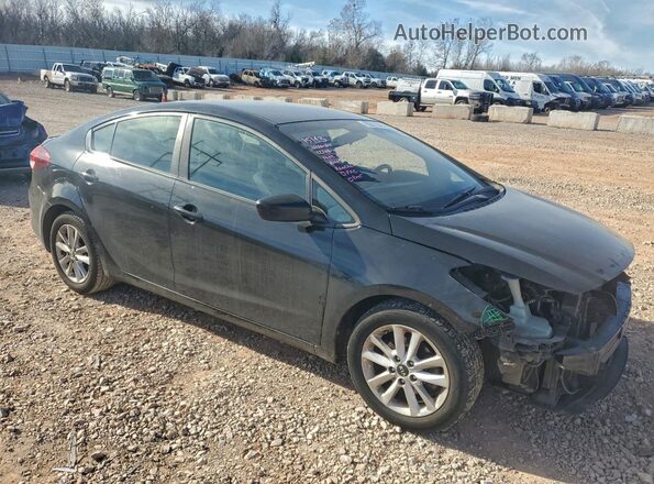 3KPFL4A70HE109727 2017 KIA FORTE Black წინა მარჯვენა