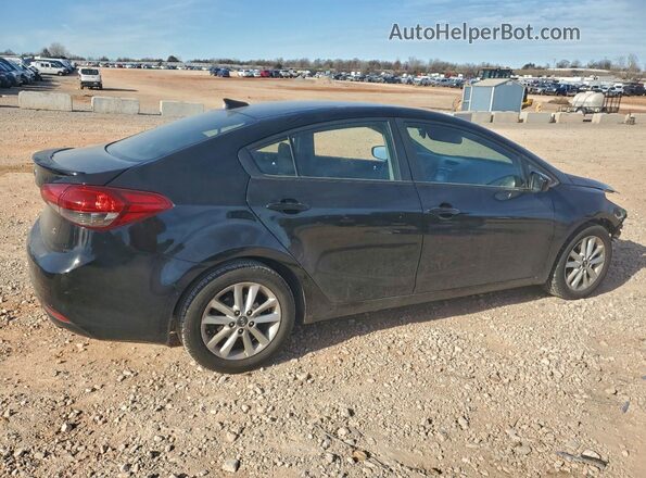 3KPFL4A70HE109727 2017 KIA FORTE Black უკანა მარჯვენა
