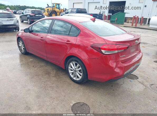 3KPFL4A70HE152951 2017 KIA FORTE Red Trasero izquierdo