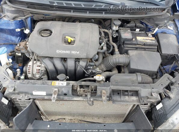 3KPFL4A70HE159253 2017 KIA FORTE Синий Вид сзади