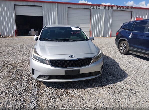 3KPFL4A71HE003027 2017 KIA FORTE Silver Front view