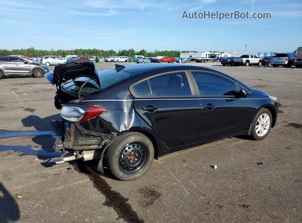 3KPFL4A71HE042362 2017 KIA FORTE Черный Задняя правая четверть