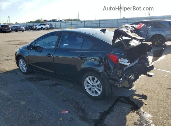 3KPFL4A71HE042362 2017 KIA FORTE Черный Задняя левая четверть