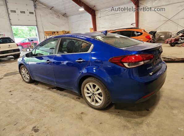 3KPFL4A71HE123359 2017 KIA FORTE Blue Задня ліва чверть
