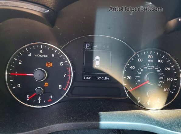 3KPFL4A71JE167318 2018 KIA FORTE Silver Вид щитка приладів