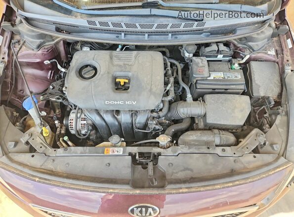 3KPFL4A71JE248304 2018 KIA FORTE Purple Вид задньої частини салону