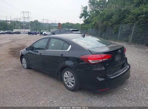 3KPFL4A73HE111990 2017 KIA FORTE Черный Задняя левая четверть