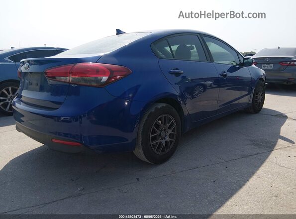 3KPFL4A73HE113643 2017 KIA FORTE Blue უკანა მარჯვენა
