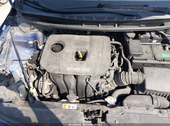 3KPFL4A73HE113643 2017 KIA FORTE Blue უკანა ხედი
