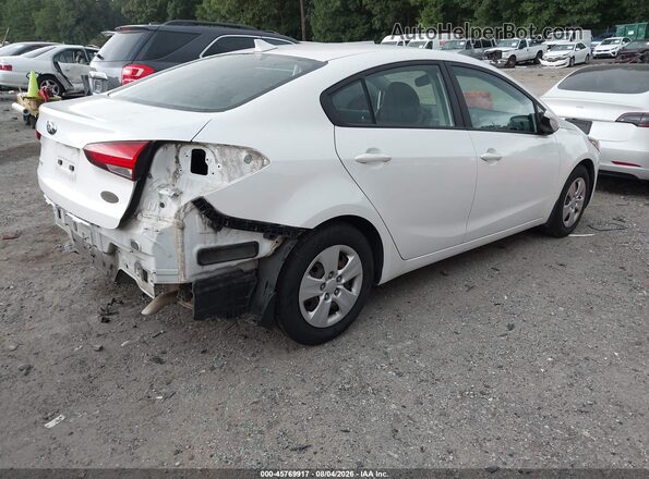 3KPFL4A73HE130295 2017 KIA FORTE Белый Задняя правая четверть