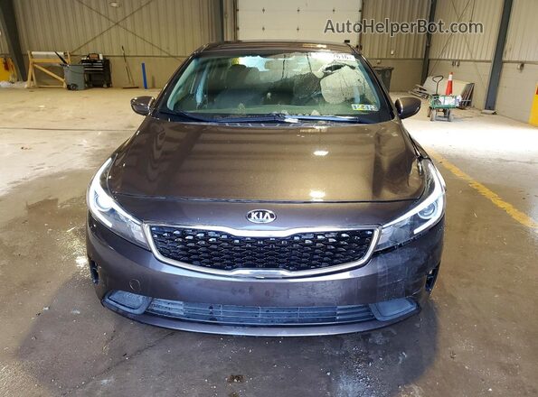 3KPFL4A73JE199767 2018 KIA FORTE Brown წინა ხედი