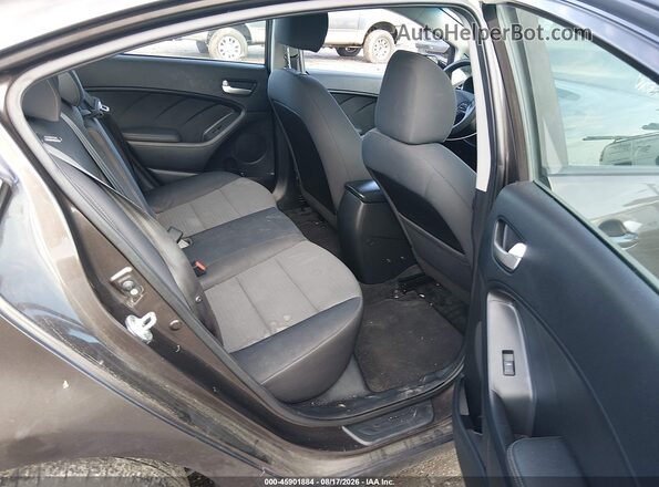 3KPFL4A74HE012921 2017 KIA FORTE Gray VIN კოდის სტიკერის ხედი