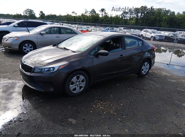 3KPFL4A74HE012921 2017 KIA FORTE Gray წინა მარცხენა ხედი სამი მეოთხედიდან