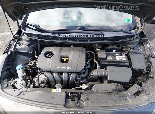 3KPFL4A74HE012921 2017 KIA FORTE Gray უკანა ხედი
