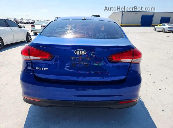 3KPFL4A74HE053601 2017 KIA FORTE Blue Հետևի տեսք