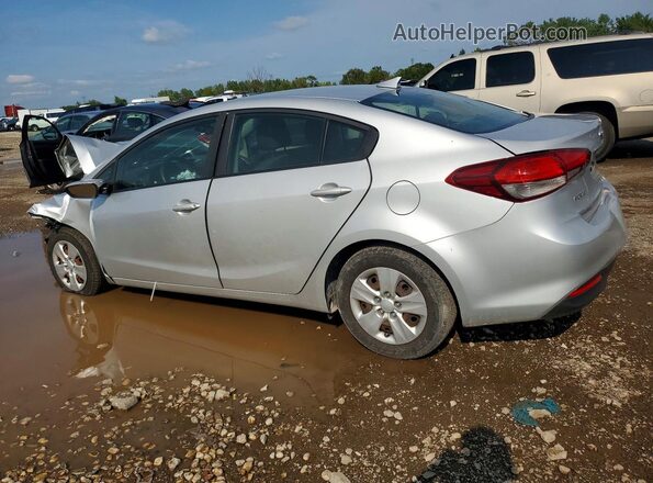 3KPFL4A74JE205348 2018 KIA FORTE Серебряный Задняя левая четверть