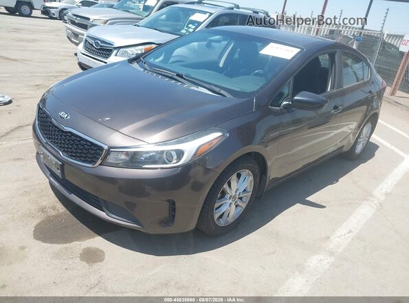 3KPFL4A75HE009008 2017 KIA FORTE Gray Передня ліва чверть