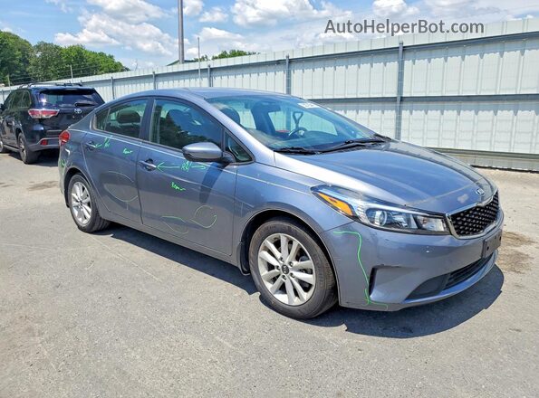 3KPFL4A75HE100618 2017 KIA FORTE Серый Передняя правая четверть