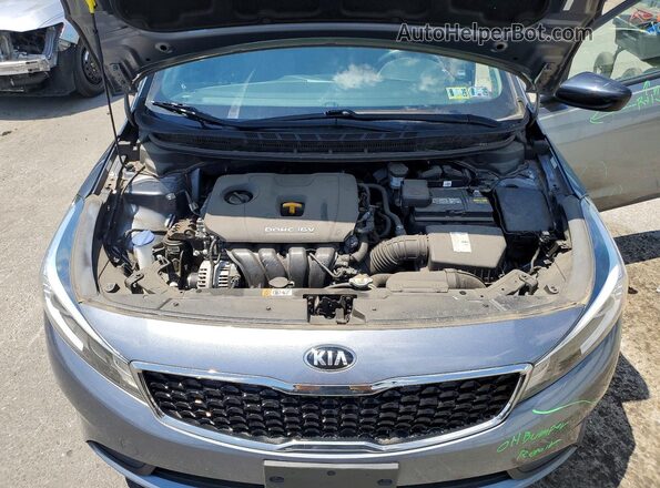3KPFL4A75HE100618 2017 KIA FORTE Серый Вид задней части салона