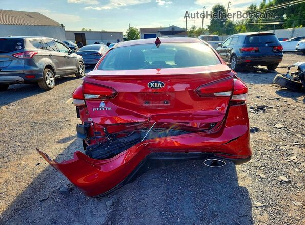 3KPFL4A75HE116527 2017 KIA FORTE Red Вид ззаду