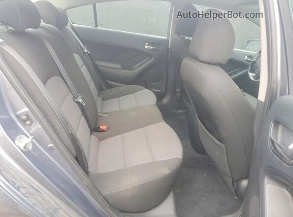 3KPFL4A75JE197535 2018 KIA FORTE Gray უკანა სავარძლების ხედი