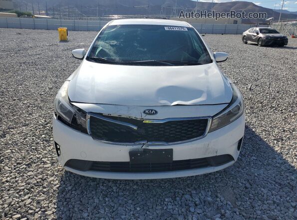 3KPFL4A75JE224703 2018 KIA FORTE White ხელსაწყოთა პანელის ხედი