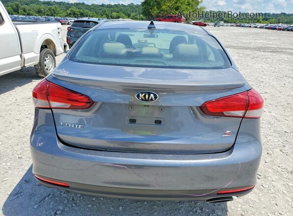 3KPFL4A75JE225348 2018 KIA FORTE Gray Widok z tyłu