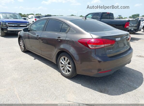 3KPFL4A76HE007297 2017 KIA FORTE Brown Задня ліва чверть