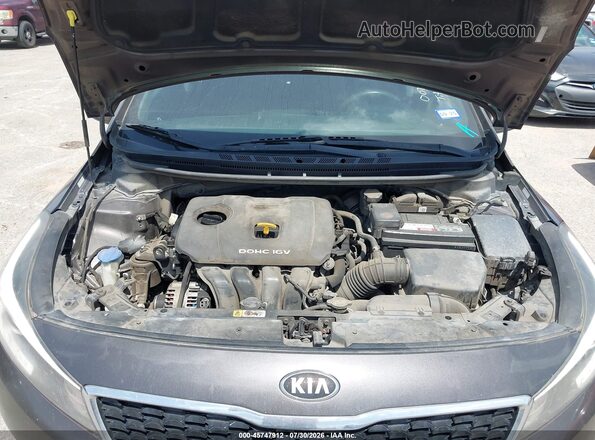 3KPFL4A76HE007297 2017 KIA FORTE Brown Вид ззаду