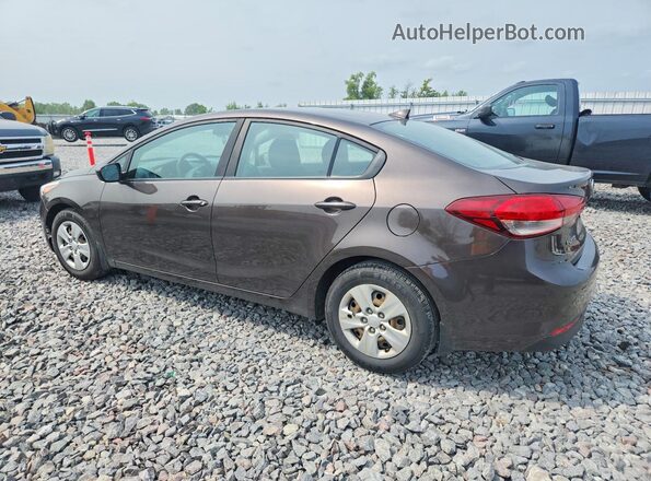 3KPFL4A76HE091914 2017 KIA FORTE Черный Задняя левая четверть