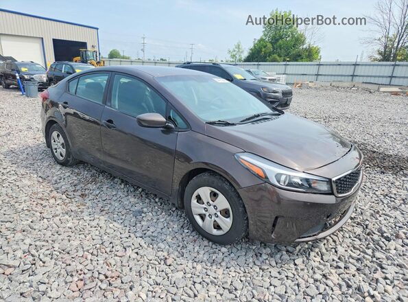 3KPFL4A76HE091914 2017 KIA FORTE Черный Передняя правая четверть