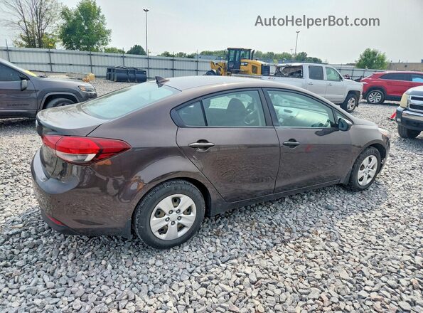 3KPFL4A76HE091914 2017 KIA FORTE Черный Задняя правая четверть