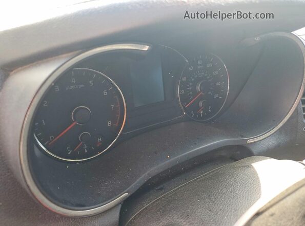 3KPFL4A76HE098703 2017 KIA FORTE Red Вид щитка приладів