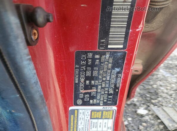 3KPFL4A76HE098703 2017 KIA FORTE Red Вид підкапотного простору