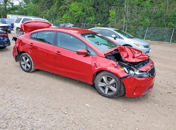 3KPFL4A76JE174488 2018 KIA FORTE Red წინა მარჯვენა