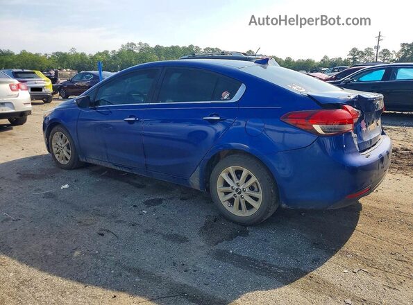 3KPFL4A77HE103567 2017 KIA FORTE Blue Rear left