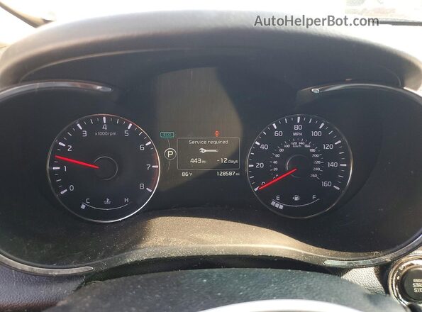 3KPFL4A77HE103567 2017 KIA FORTE Blue Instrument cluster view