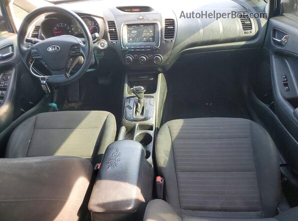 3KPFL4A77HE103567 2017 KIA FORTE Blue Dashboard view
