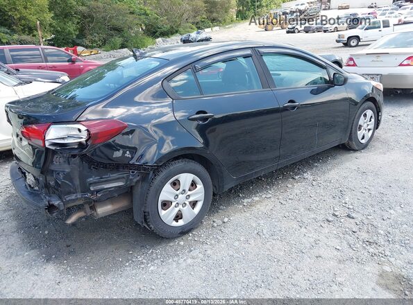 3KPFL4A77HE118943 2017 KIA FORTE Black Tył prawy