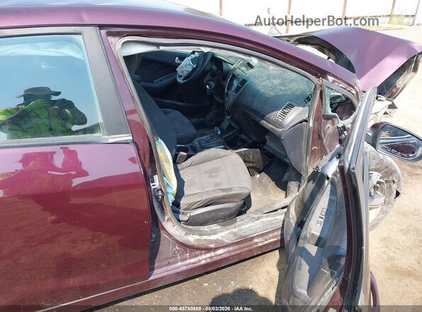 3KPFL4A77JE170675 2018 KIA FORTE Burgundy Սալոնի դիմացի տեսք