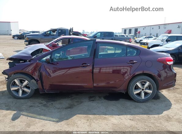 3KPFL4A77JE170675 2018 KIA FORTE Burgundy 